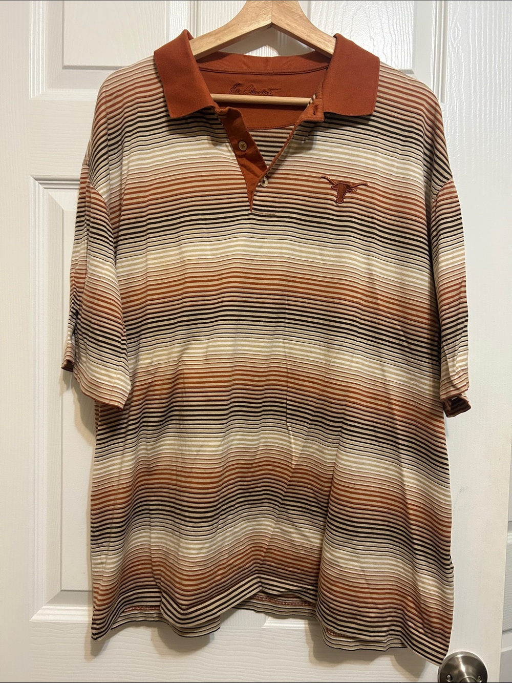Texas longhorn Embroidered Polo XXl
